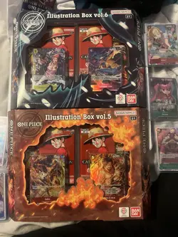 Bandai Namco One Piece Card Game Foil Illustration Box vol.5 & vol.6 Luffy Sabo. - Image 2