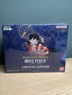 One Piece Card Game Romance Dawn Booster Box OP-01 White Bottom Sealed MINT - Image 1