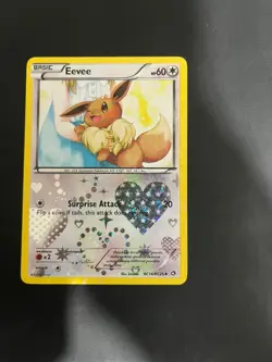 Eevee RC14/RC25 Radiant Collection BW Legendary Treasures Pokemon Card LP - Image 1