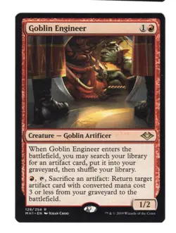 MTG English Goblin Engineer NM Modern Horizons 1, 128/254 - Image 1