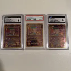 POKEMON - ANCIENT MEW MOVIE PROMO - 3 CARD GRADED LOT! - 2x CGC 8 & 1x PSA 8 - Image 1