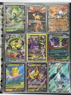 Pokemon Card Collection Binder Lot Holo Rare Mega Charizard Pikachu Mew Darkrai - Image 1