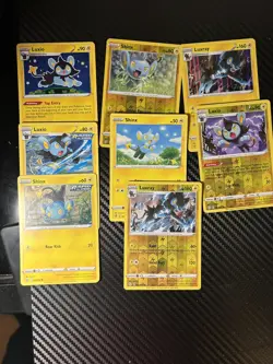 8x Luxray Luxio Shinx Lot Pokemon Cards Collection Set TCG - Image 1