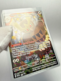 Noctowl SVP141 Scarlet & Violet Black Star Promo Full Art Holo Pokemon Card NM - Image 3