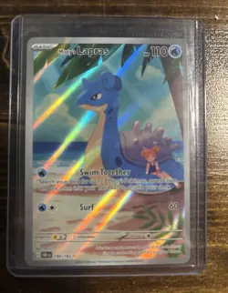Pokemon TCG Misty's Lapras Holo Card 194/182 Sv10: Destined Rivals - Image 1