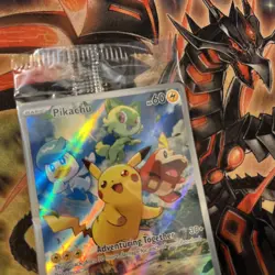 Pokemon Pikachu TCG Black Star Promo SVP027 Holo Card Sealed, SVP Paldea Evolved - Image 3