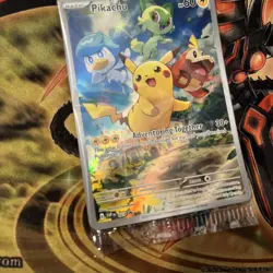 Pokemon Pikachu TCG Black Star Promo SVP027 Holo Card Sealed, SVP Paldea Evolved - Image 4