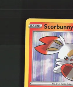 Scorbunny SWSH002 Sword & Shield Black Star Promo Holo Pokemon Card NM - Image 3