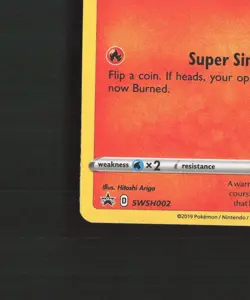 Scorbunny SWSH002 Sword & Shield Black Star Promo Holo Pokemon Card NM - Image 5