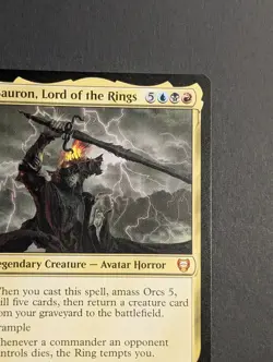MTG Card - 1x Sauron Lord of the Rings - NM Pack Fresh LOTR Magic The Gathering - Image 4
