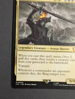 MTG Card - 1x Sauron Lord of the Rings - NM Pack Fresh LOTR Magic The Gathering - Image 5