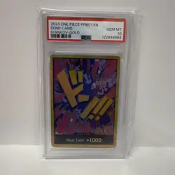 2024 ONE PIECE PRB01-PREM BOOSTER -ONE PIECE CARD THE BEST- DON!! CARD PSA 10 - Image 1