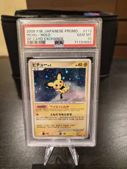 PSA 10 Pichu Promo 112/DP-P HOLO 2008 Pokemon Card Japanese - Image 1