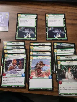 Command / Heroism Unlimited Lot 24 Cards Foil Showcase Leia Leader and More Sor - Image 3