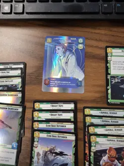Command / Heroism Unlimited Lot 24 Cards Foil Showcase Leia Leader and More Sor - Image 4