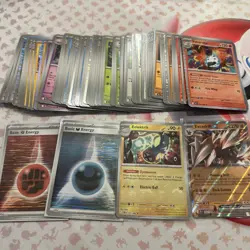 Pokemon cards bundle | Black Bolt | No Duplicate | ex pokeball - Image 1