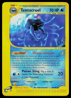 Pokemon Card - Tentacruel Aquapolis 38/147 Rare Non-Holo - Image 1