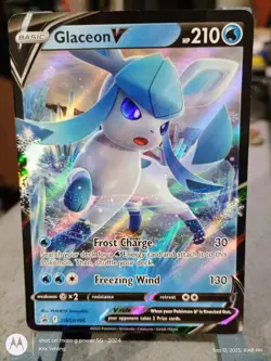 Glaceon V SWSH196 Holo SWSH: Sword & Shield Promo Cards NM Pokemon TCG Card - Image 1