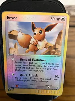 Eevee 63/100 EX Sandstorm Reverse HOLO!! Pokemon Card TCG HP - Image 1