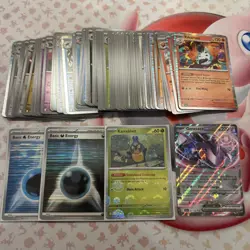 Pokemon cards bundle | Black Bolt | No Duplicate | ex pokeball - Image 1
