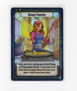 Neopets TCG Card Foil - Soup Faerie 2024 Upper Deck Battledome - Image 1