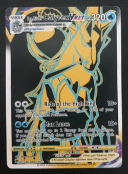 Ice Rider Calyrex VMAX TG29/TG30 Astral Radiance Trainer Gallery Pokemon Card - Image 1