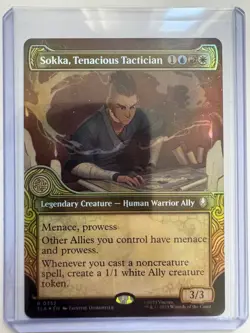 Sokka, Tenacious Tactician Showcase 0352 FOIL Rare NM ENG MTG TCG Avatar - Image 1