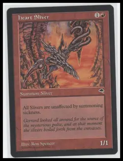 ❤ MTG Heart Sliver - Tempest - Uncommon (Regular) - Image 1