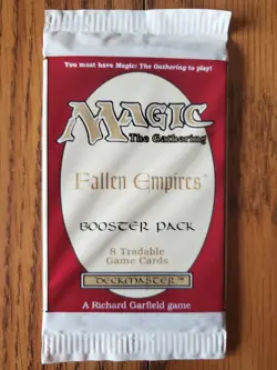 MAGIC THE GATHERING Lot of Five (5) FALLEN EMPIRES Factory Sealed Booster Packs - Image 3