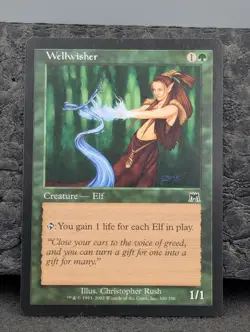 LP - Wellwisher - Onslaught - Magic The Gathering Lightly Played English MTG - Image 1