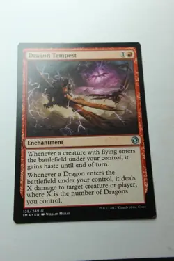 MTG Dragon Tempest x1- -Iconic Masters-Lightly Played - Image 1
