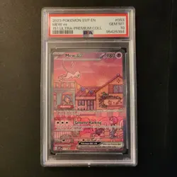 2023 POKEMON SVP EN-SV BLACK STAR PROMO 151 #053 MEW EX PSA 10 - Image 1