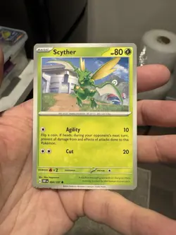 ERROR CRIMP Scyther Obsidian Flames 004/197 Pokemon Misprint Modern - Image 1