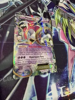 Hoopa EX 36/98 Ultra Rare Holo NM Pokemon XY - Ancient Origins - Image 2