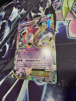 Hoopa EX 36/98 Ultra Rare Holo NM Pokemon XY - Ancient Origins - Image 3