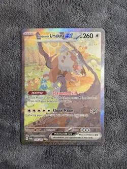 Bloodmoon Ursaluna ex 216/167 SIR SV: Twilight Masquerade Pokemon TCG MINT - Image 1
