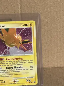 Vintage Pokemon 2008 Zapdos 14/100 Majestic Dawn Holo - Image 3