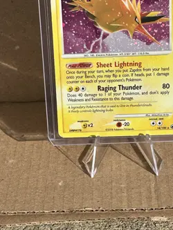 Vintage Pokemon 2008 Zapdos 14/100 Majestic Dawn Holo - Image 5