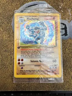 Pokemon SEALED Machamp 8/102 2 Player Starter Deck 1st Edition Promo Holofoil!! - Image 1