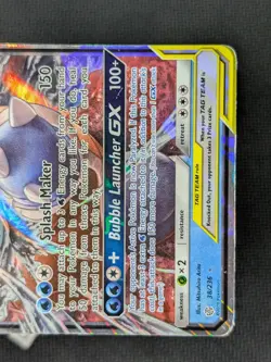 Blastoise & Piplup GX 38/236 - Cosmic Eclipse Tag Team Holo Rare Pokemon TCG HP - Image 5