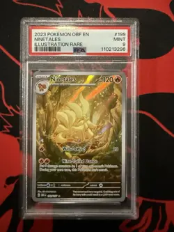 Ninetales Scarlet Violet Obsidian Flames Pokemon TCG 199/197, PSA 9 - Image 2