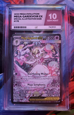 Pokemon Mega Gardevoir EX 178/132 Mega Evolution SIR Ace 10 (Perfect Sub Grades) - Image 1