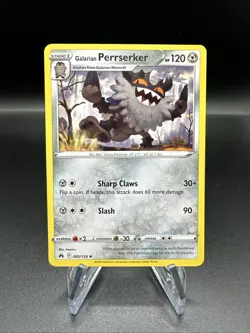 Galarian Perrserker - Reverse Holo - 085/159 Crown Zenith - Pokemon TCG - Image 1