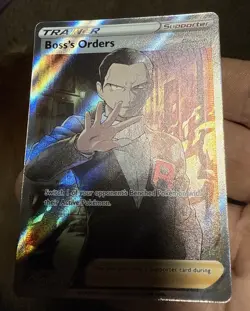 Pokemon TCG Boss's Orders (Full Art) 189/192 Swsh02: Rebel Clash Holo 🔥 - Image 3