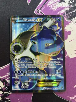 Pokemon Blastoise EX (142 Full Art) 142/146 XY Holo XY Base Set - Image 1