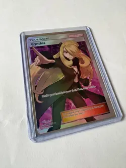 Pokemon Cynthia (Full Art) LP 1st Edition Normal SM - Ultra Prism - Image 3