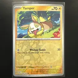 Reverse Holo - Pokemon Yamper • Common • 058/162 Temporal Forces - Image 1