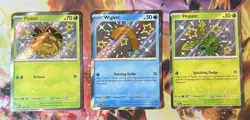 Pokemon Paldean Fates Baby Shiny Lot - Pineco, Wiglett, & Hoppip - Image 1