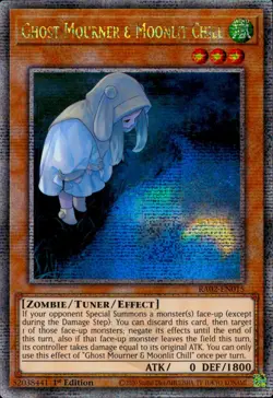 Yugioh Ghost Mourner & Moonlit Chill RA02-EN015 Quarter Century Rare 1st Ed - Image 5