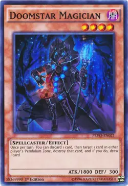 Doomstar Magician - PEVO-EN021 - Super Rare - 1st Edition - Lightly Played - Image 1